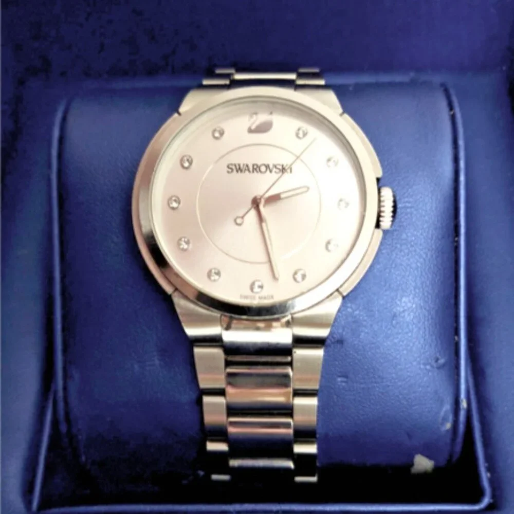 Swarovski City Stainless Steel Womens Watch 5181632 Swiss Made Movement